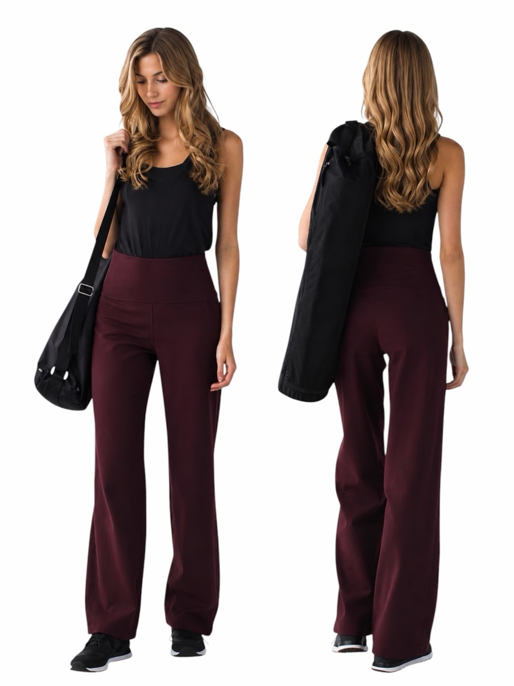 LULULEMON STILLNESS PANT SZ 2 IN BORDEAUX DRAMA - BNWT